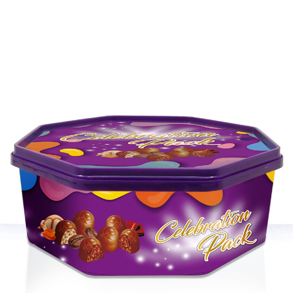 Container for Sweets, Nuts & Dry Fruits -2650ml Hexagon