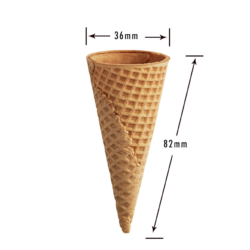Sugar Rolled Cones-82mm