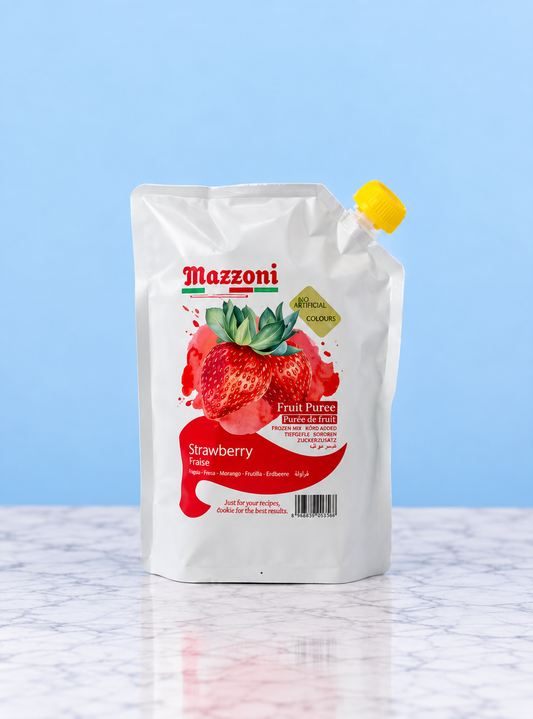 AMBIENT STRAWBERRY PUREE (NO SUGAR) 1KG