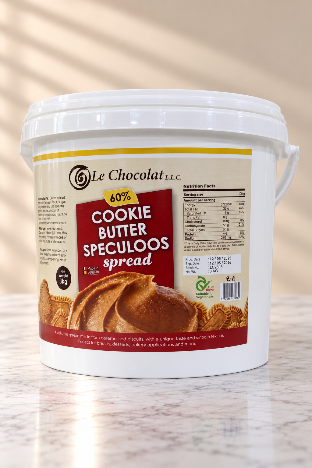 COOKIES BUTTER SPECULOOS SPREAD 5KG