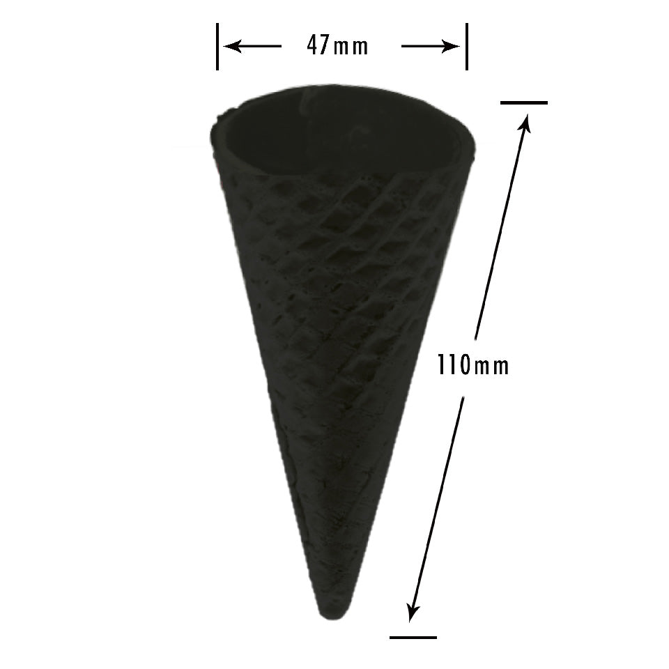 Double Color / Flavoured Sugar Rolled Cones-110mm