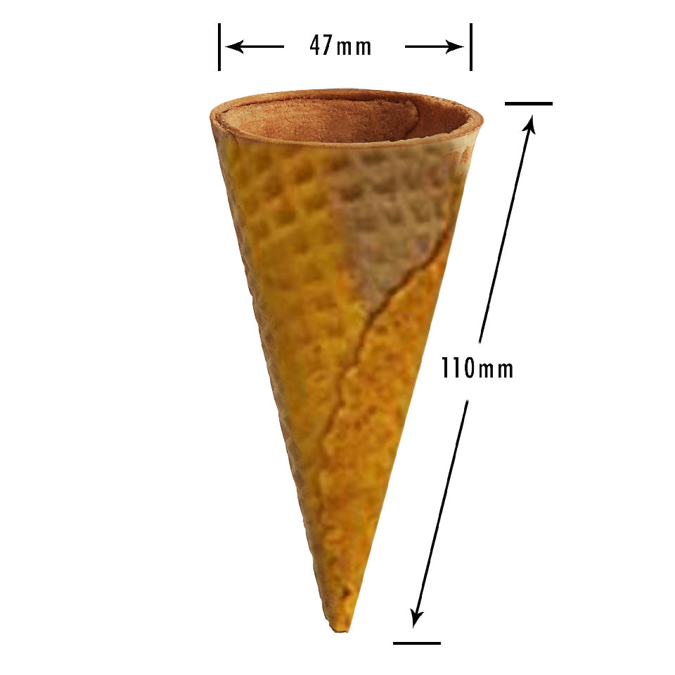 Double Color / Flavoured Sugar Rolled Cones-110mm