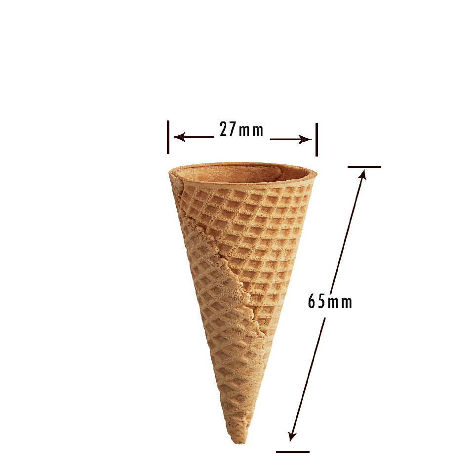 Sugar Rolled Cones-65mm